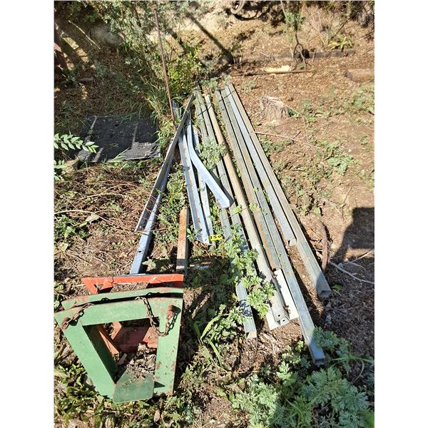 Various Length Galvanized Metal Square Tubing - Longest 12', Benders