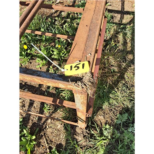 Rack (49x33x32"), Rails (13' x 4") Pencil Auger (8' x 4"), Bin Sweep, 8' Pipe