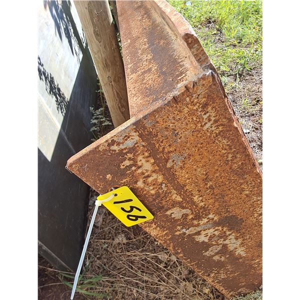 Metal 9' x 3' Table Top - 1/2" Plate
