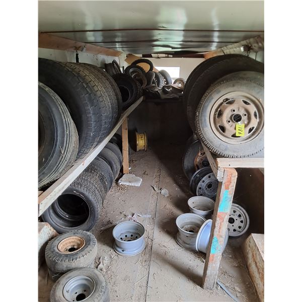 Horse Trailer Contents - Bulk Used Tires & Rims