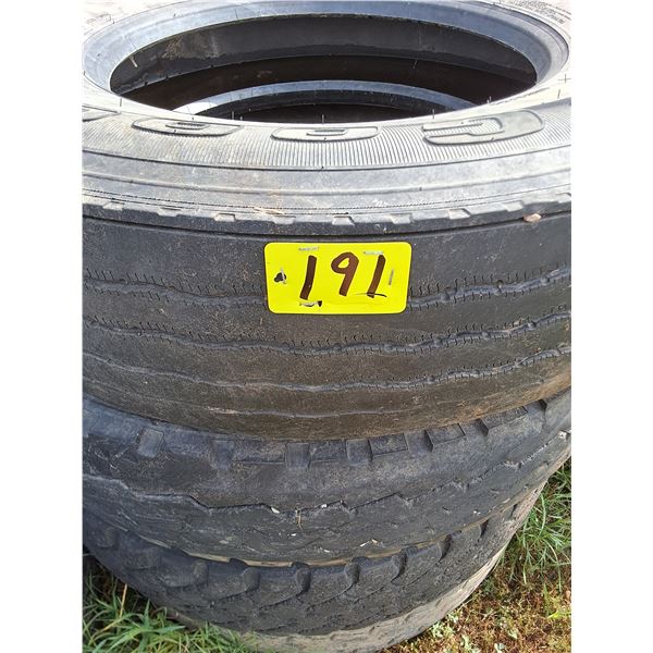 Bulk Used Tires - Some On Axles
