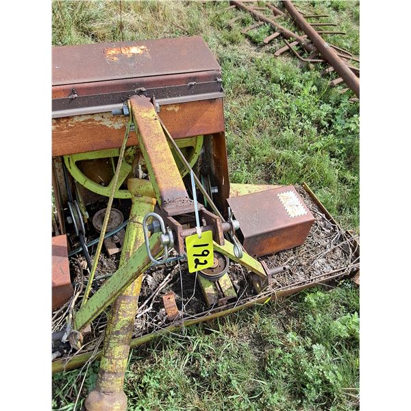 RM35 Ranger Mower - 5' Path, (3) Steel Racks - 11.5' Length