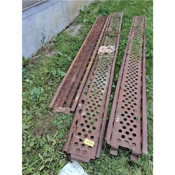 (3) Steel Ramps (2 - 14' & 1 - 12')