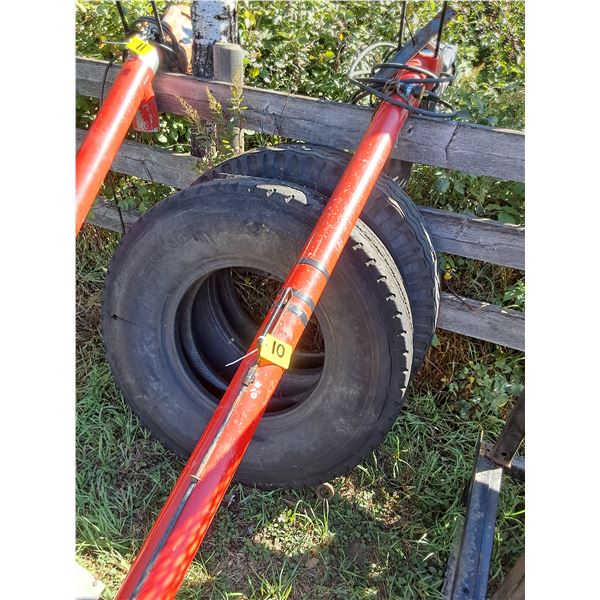 10' Pencil Auger w/4" Diameter - 3/4HP, 110 VAC Motor