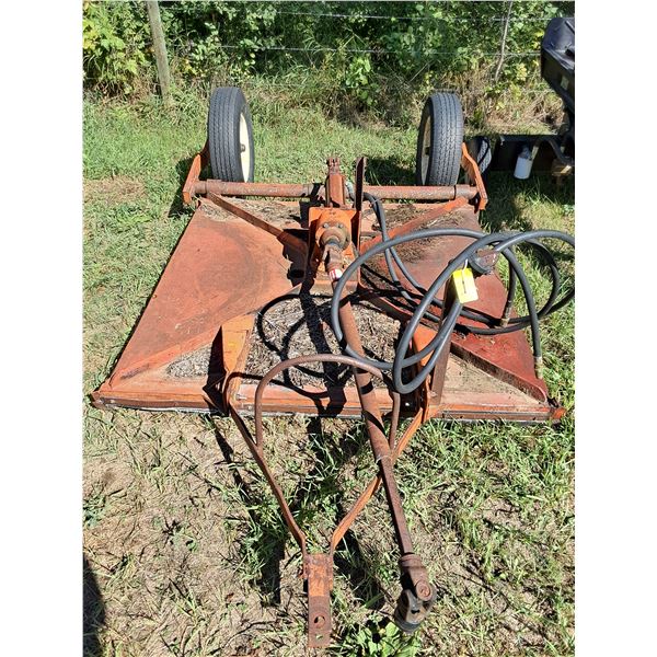 Hawk 507 Bushhog 5' Trailing Rotary Mower w/3x8" Cylinder & Hydraulic Hoses