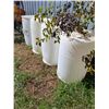 Image 3 : (4) White 208 Litre (55 US Gallon) Drums w/Lids