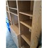 Image 4 : Faux Oak Entertainment Center - 6' x 6' x 21"