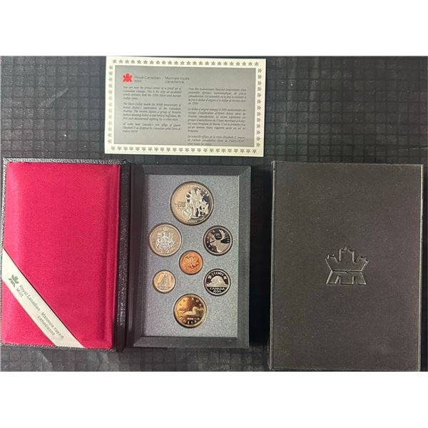 1990 Canada Proof Double Dollar Coin Set with Case and COA