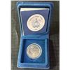 Image 1 : 1984 Alberta Papal Visit Pope John Paul II Medallion in Case