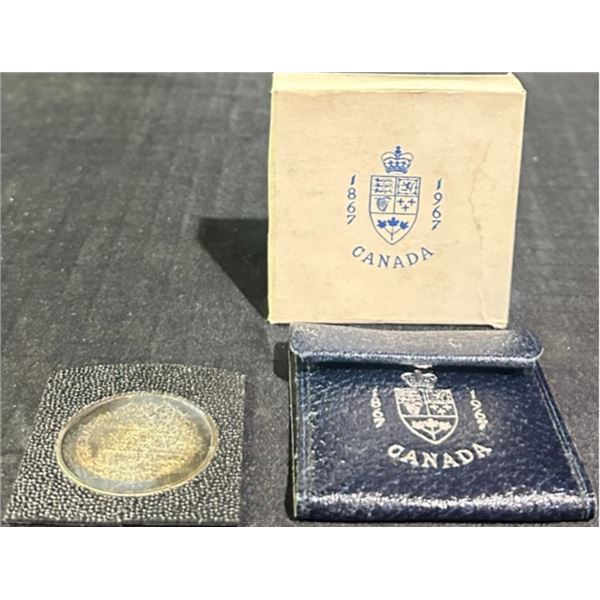 1967 Canada Centennial Confederation .925 Silver Medallion, 25g