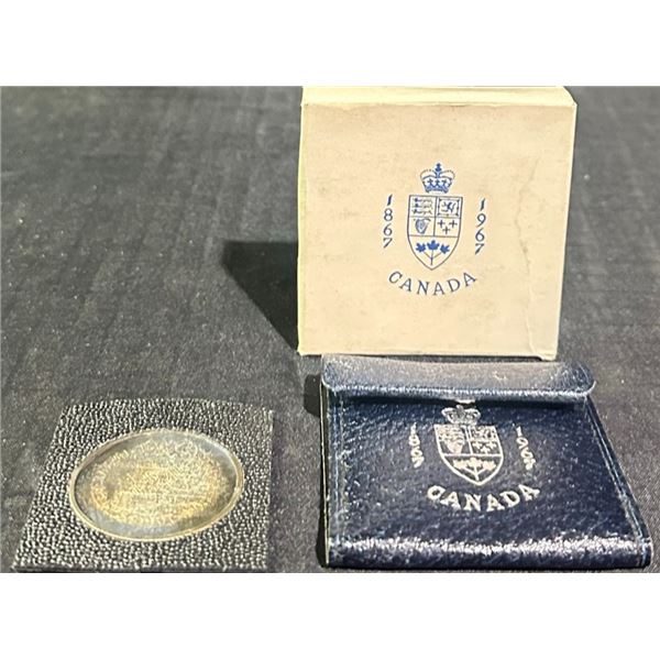 1967 Canadian Confederation Centennial .925 Silver Medallion, 25g
