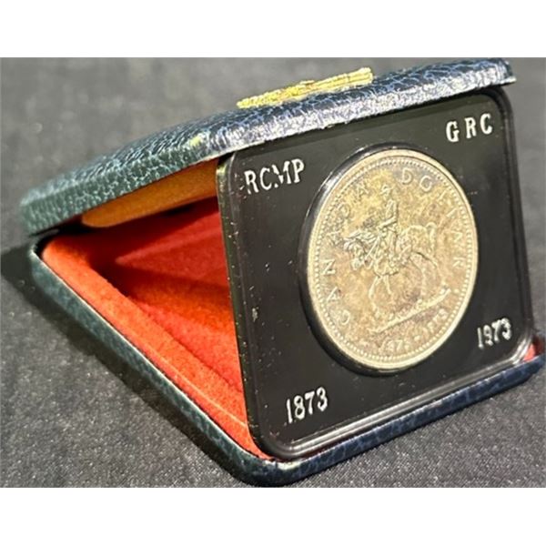 1973 RCMP Centennial .500 Silver Commemorative Dollar Coin, 23.3g
