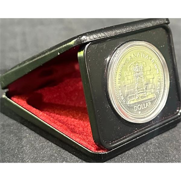 1977 Canada Silver Jubilee Senate Throne Dollar, .500 Silver, 23.3g