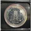 Image 2 : 1977 Canada Silver Jubilee Senate Throne Dollar, .500 Silver, 23.3g