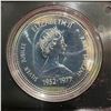 Image 3 : 1977 Canada Silver Jubilee Senate Throne Dollar, .500 Silver, 23.3g