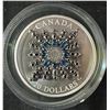 Image 3 : 2024 $20 Fine Silver Coin – Sapphire Jubilee Snowflake Brooch