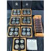 Image 1 : Complete 1976 Montreal Olympic Proof Coin Sets, .925 Sterling Silver, 30.24 Troy ounces