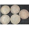 Image 2 : 5 Canadian 50 Cent .800 Silver Coins, 1919-1936, 58g