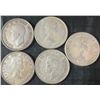 Image 2 : Five Canadian .800 Silver Half-Dollar Coins, 58g, 1.50 Troy Ounces