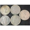 Image 2 : 5 .800 Silver Canadian Half-Dollars, 58g Total