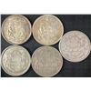 Image 1 : 5 .800 Silver Canadian Half Dollars, 58.3g Total