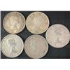 Image 2 : 5 .800 Silver Canadian Half Dollars, 58.3g Total