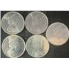 Image 2 : 5 .800 Silver Canadian 50 Cent Coins, 58.3g Total