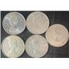 Image 2 : 5 .800 Silver Canadian Half Dollars, 58.3g Total