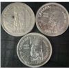 Image 1 : 3 .800 Silver 1958 Canadian Dollar Coins, 70g Total