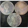 Image 2 : 3 .800 Silver 1964 Canadian Charlottetown Dollars, 70g