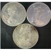 Image 2 : 3 Canadian 1867-1967 Centennial .800 Silver Dollars, 70g Total