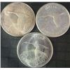 Image 1 : Three 1967 Canada .800 Silver Dollar Coins, 70g Total