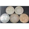 Image 1 : 5 .800 Silver Canadian Dollar Coins, 116g Total