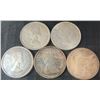 Image 2 : 5 .800 Silver Canadian Dollar Coins, 116g Total
