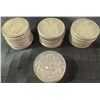 Image 1 : 37 Canadian .800 Silver Half-Dollars, 431.42g Total