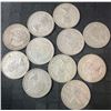 Image 2 : 11 Canadian .800 Silver Quarters, 64g Total, 1.65 Troy Ounces