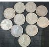 Image 2 : 11 Canadian .800 Silver Quarters, 64g Total, 1.65 Troy Ounces