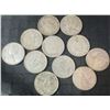 Image 2 : 11 Canadian .800 Silver Quarters, 64g Total, 1.65 Troy Oz
