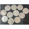 Image 1 : 11 .800 Silver Canadian Quarters, 64g Total