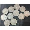 Image 1 : 11 Canadian .800 Silver Quarters, 64g Total Weight