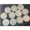 Image 2 : 11 Canadian .800 Silver Quarters, 64g Total Weight