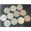Image 2 : 11 Canadian .800 Silver Quarters, 64g Total, 1.65 Troy Ounces Silver