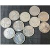 Image 1 : 11 .800 Silver Canadian Quarters, 64g Total Weight