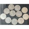 Image 2 : 11 Canadian .800 Silver Quarters, 64g Total, Various Dates