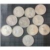 Image 2 : 11 .800 Silver Canadian Quarters, 64g Total Weight