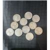 Image 1 : 11 Canadian .800 Silver Quarters, 64g Total Weight