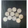 Image 2 : 11 Canadian .800 Silver Quarters, 64g Total Weight
