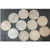 Image 2 : 11 Canadian .800 Silver Quarters, 64g Total, 1.65 Troy Oz Silver
