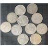 Image 1 : 11 Canadian .800 Silver Quarters, 64g Total Weight