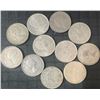 Image 2 : 11 Canadian .800 Silver Quarters, 64g Total Weight